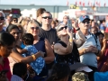 Diverse crowd watchingR